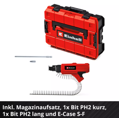 Einhell PROFESSIONAL Akku-Trockenbauschrauber TP-DY 18 Li BL + Magazine, 4261012